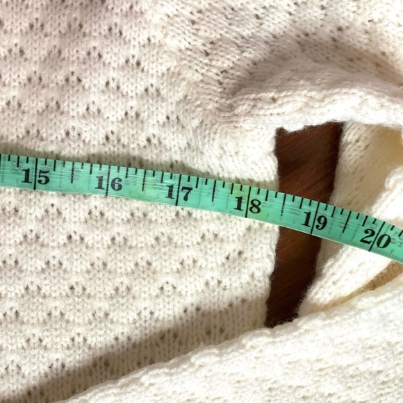 Elegant Black and White Women's cardigan/Sweater Size M w/Tiny Discreet Sparkles - Picture 10 of 16